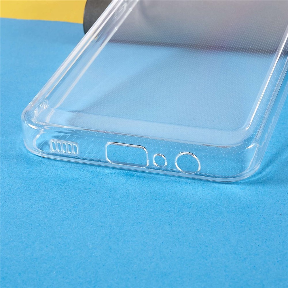 For Samsung Galaxy A03 (164.2 x 75.9 x 9.1mm) Space Series Clear Phone Case TPU Thickened Precise Cutout Protector Cover-4
