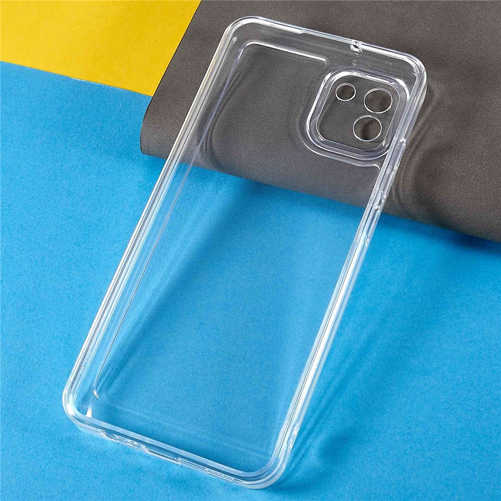 For Samsung Galaxy A03 (164.2 x 75.9 x 9.1mm) Space Series Clear Phone Case TPU Thickened Precise Cutout Protector Cover-5