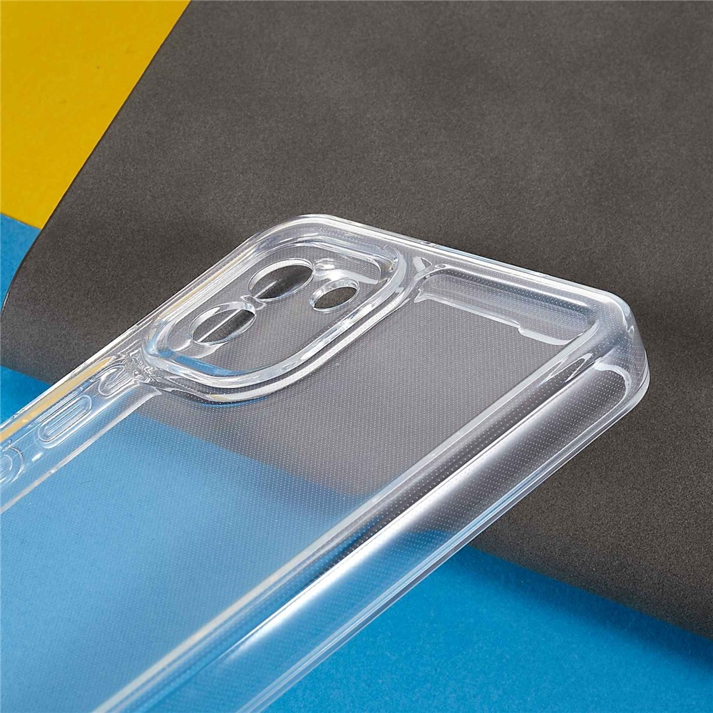 For Samsung Galaxy A03 (164.2 x 75.9 x 9.1mm) Space Series Clear Phone Case TPU Thickened Precise Cutout Protector Cover-6