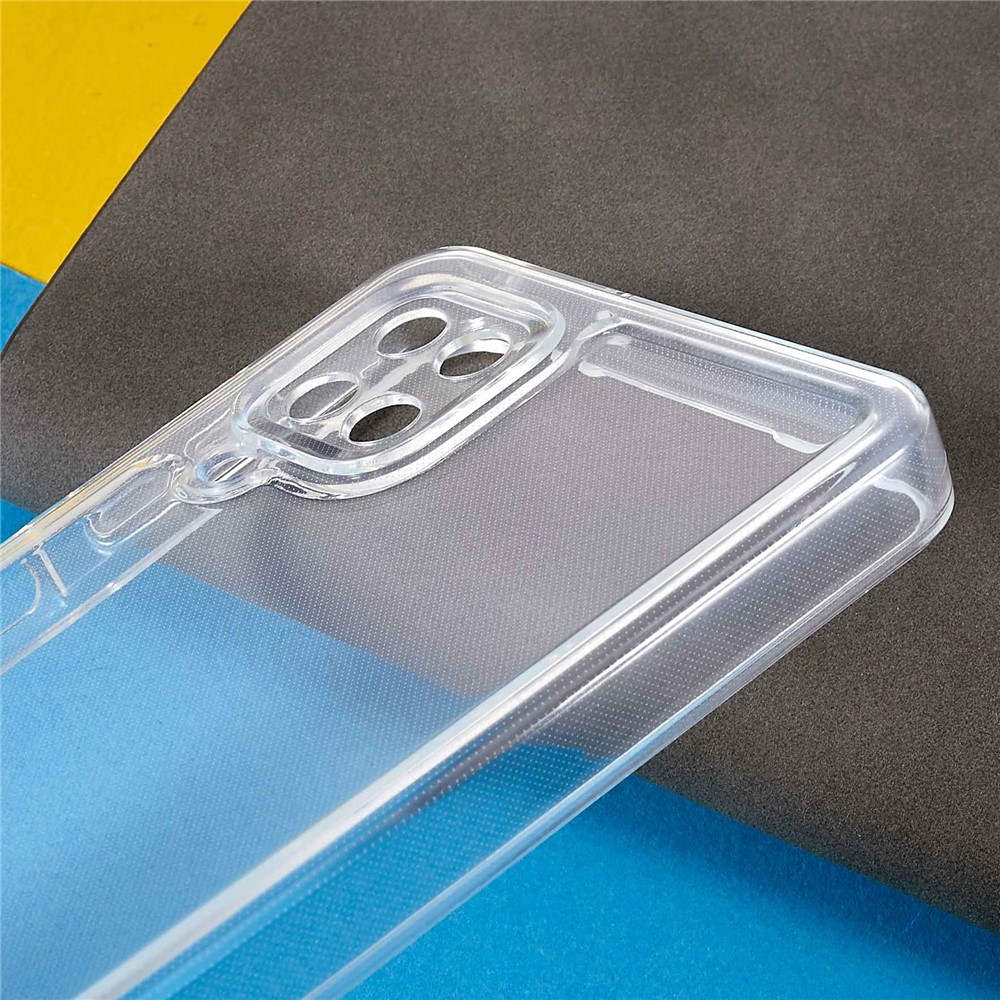 For Samsung Galaxy A12 Space Series Phone Case, Drop Proof Transparent TPU Thickened Precise Cutout Protector Cover-6