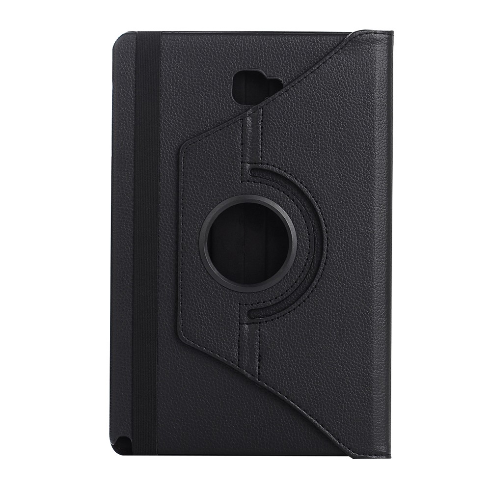 Rotary Stand Litchi Leather Tablet Case for Samsung Tab A 10.1 (2016) T580 T585 - Black-3