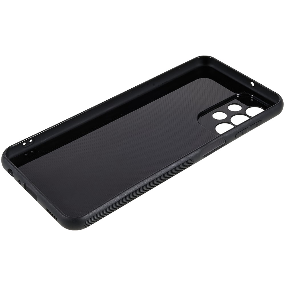 For Samsung Galaxy A23 4G Carbon Fiber Case Soft TPU Anti-Fingerprint Non-Slip Protective Phone Cover-7