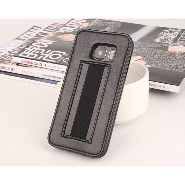2 in 1 Multi-slot Wallet Crazy Horse Leather Cover for Samsung Galaxy S7 G930 - Black-4