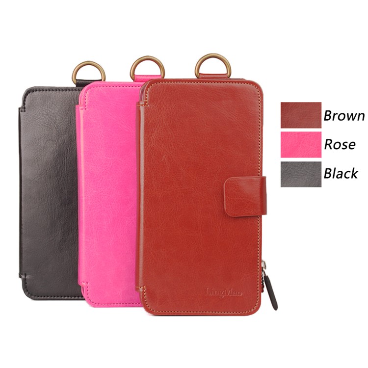 2 in 1 Multi-slot Wallet Crazy Horse Leather Cover for Samsung Galaxy S7 G930 - Black-8