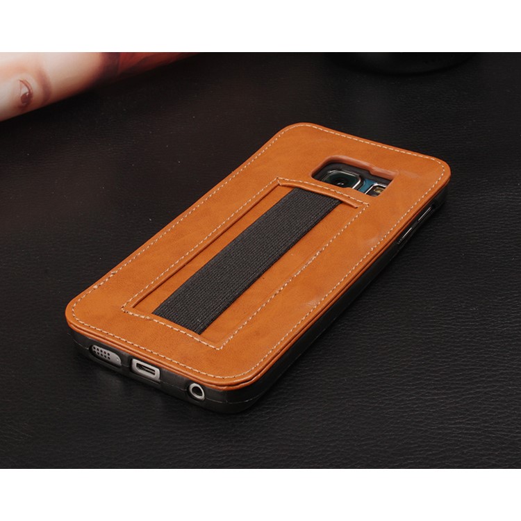 Multi-slot 2 in 1 Zipper Wallet Leather Cover for Samsung Galaxy S6 edge G925-20