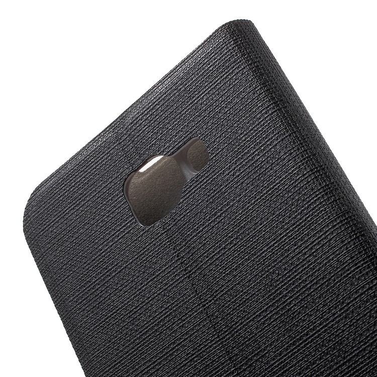Contrast Color Leather Card Holder Case for Samsung Galaxy A8 (2016) - Black-7
