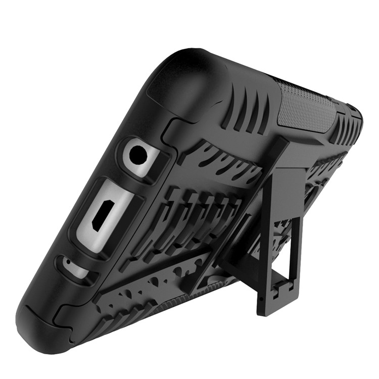 Cool Tyre Hybrid PC + TPU Kickstand Case for Samsung Galaxy On5 2016/J5 Prime - Black-10