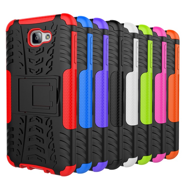 Cool Tyre Hybrid PC + TPU Kickstand Case for Samsung Galaxy On5 2016/J5 Prime - Black-12