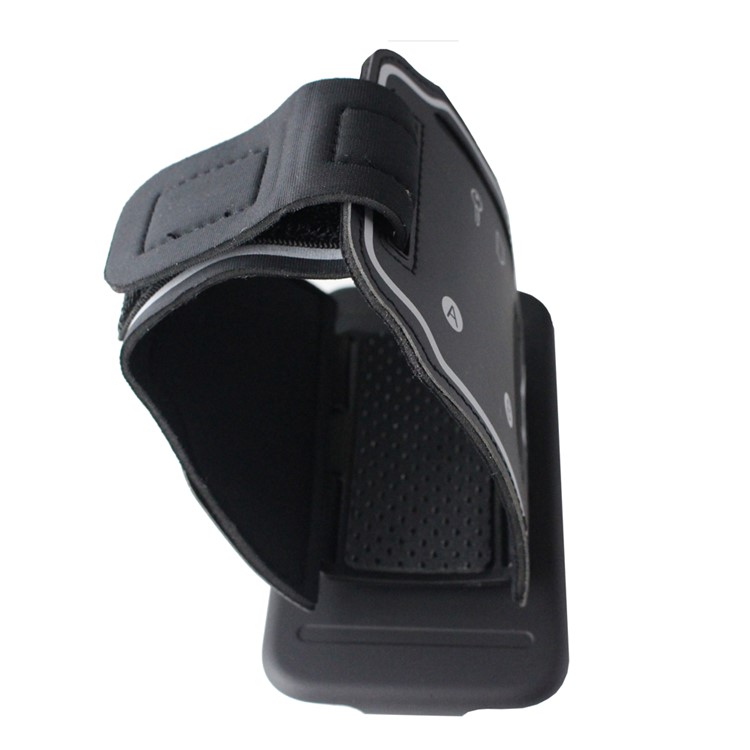 Shockproof PC + Silicone Armband Case with Kickstand for Samsung Galaxy S6 Edge G925-4