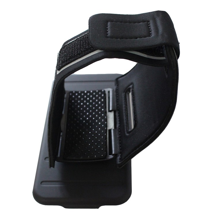 Shockproof PC + Silicone Armband Case with Kickstand for Samsung Galaxy S6 edge+ G928-4
