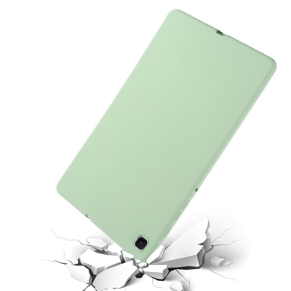 For Samsung Galaxy Tab S6 Lite/Tab S6 Lite (2022) Microfiber Lining Liquid Silicone Case Anti-drop Protection Tablet Cover - Green-3