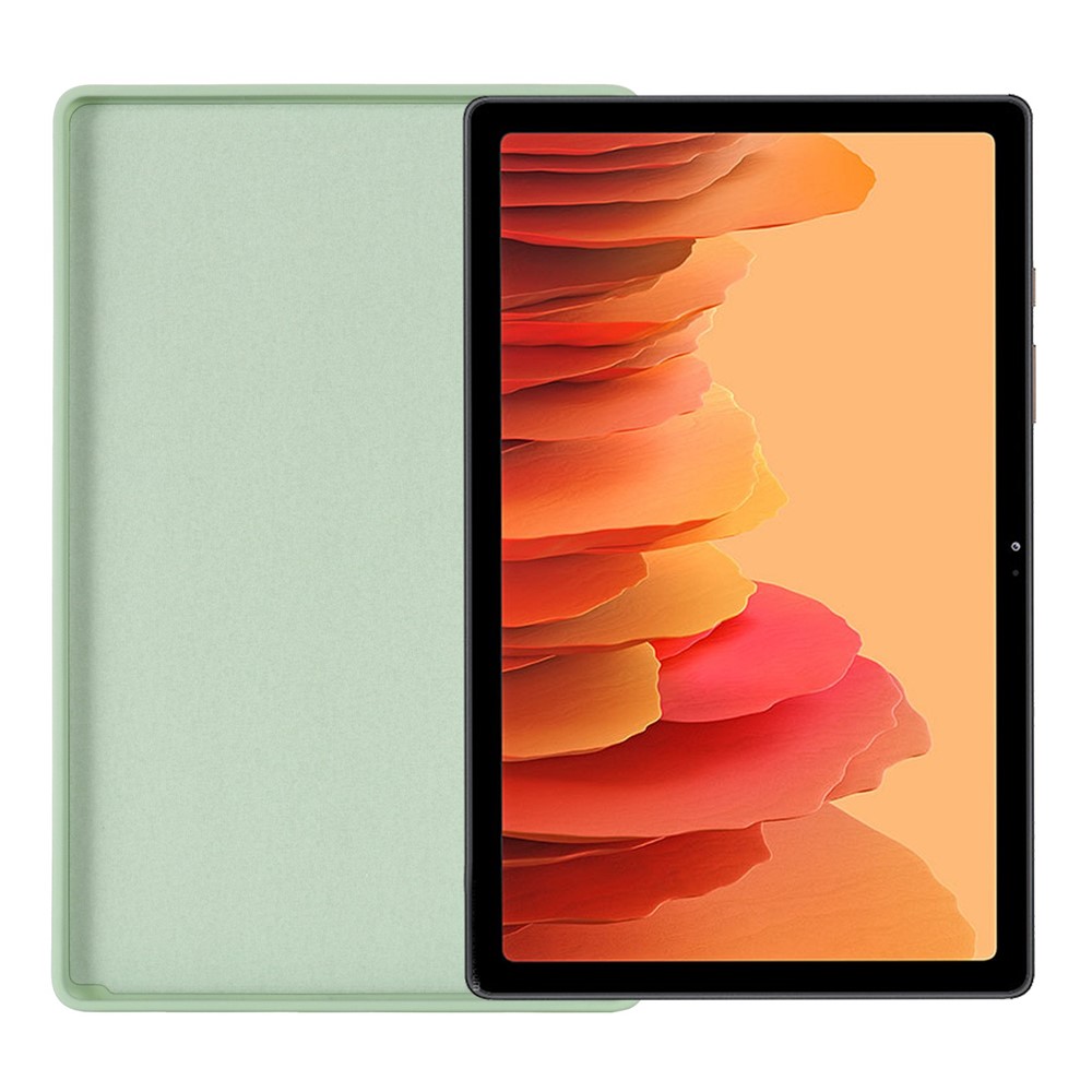 For Samsung Galaxy Tab A7 10.4 (2020) Liquid Silicone Drop-proof Tablet Case Protective Cover - Green-4