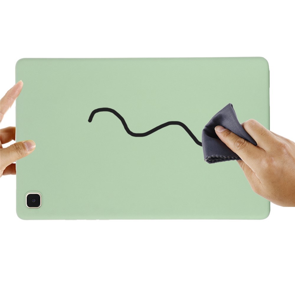 For Samsung Galaxy Tab A7 10.4 (2020) Liquid Silicone Drop-proof Tablet Case Protective Cover - Green-6