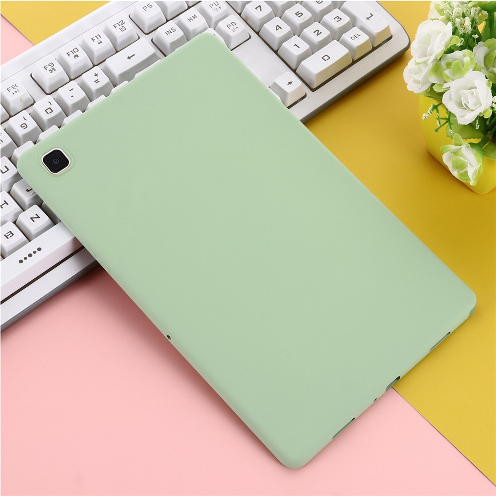For Samsung Galaxy Tab A7 10.4 (2020) Liquid Silicone Drop-proof Tablet Case Protective Cover - Green-8