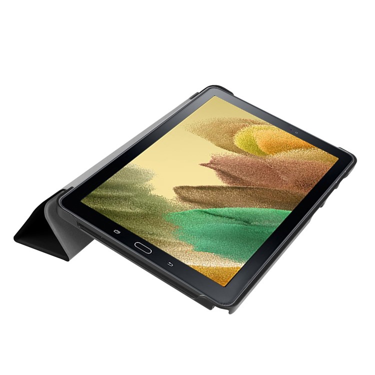 Tri-fold Stand Smart Leather Case for Samsung Galaxy Tab A 10.1 (2016) with S Pen P580 - Black-6