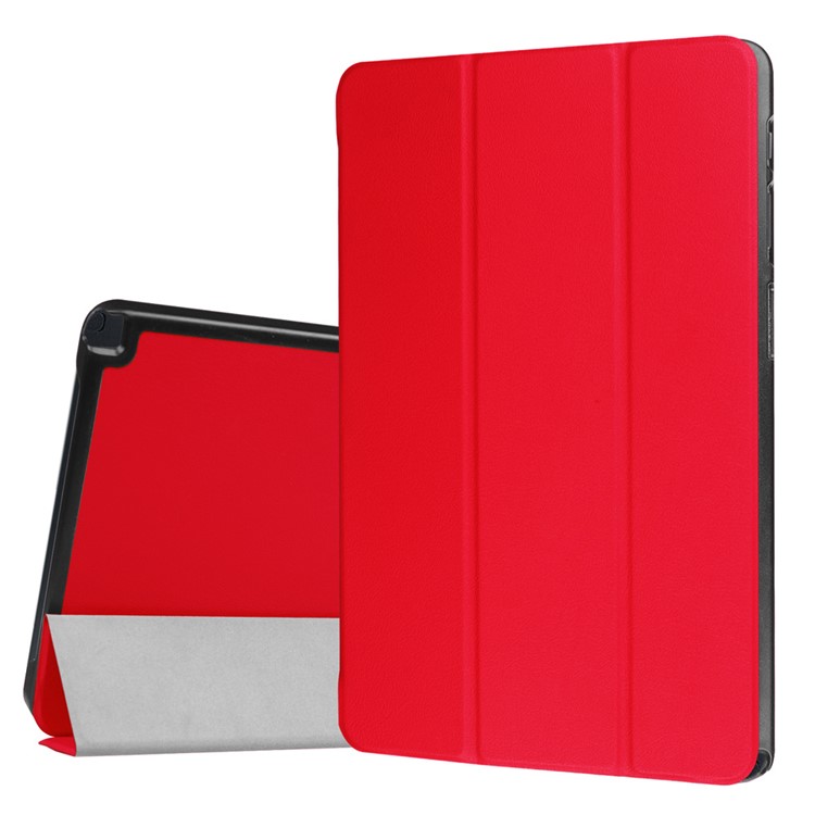 

Tri-fold Stand Leather Smart Case for Samsung Galaxy Tab A 10.1 (2016) with S Pen P580 - Red, Galaxy Tab A 10.1 (2016)