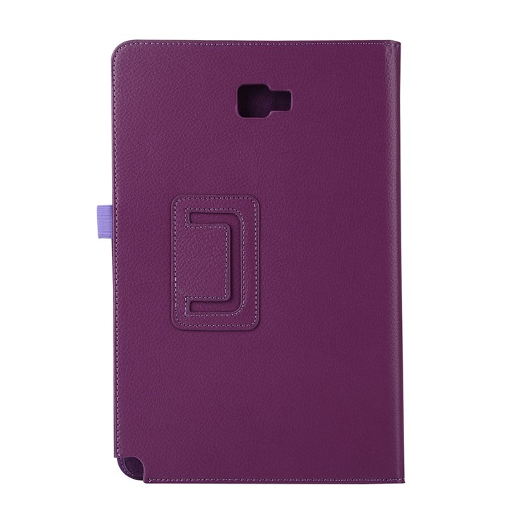Smart Leather Stand Cover for Samsung Galaxy Tab A 10.1 (2016) with S Pen P580 / P585 - Purple-1