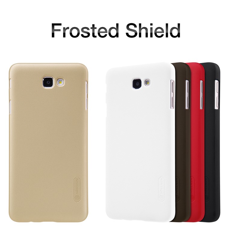 NILLKIN Super Frosted Shield Hard Case for Samsung Galaxy On7 (2016) / J7 Prime + Screen Film - Black-7