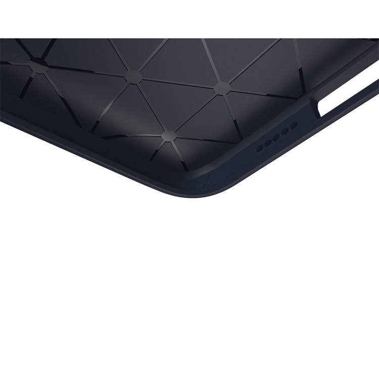 IPAKY Brushed TPU Back Case for Samsung Galaxy S7 G930 with Carbon Fiber Decorated - Black-6