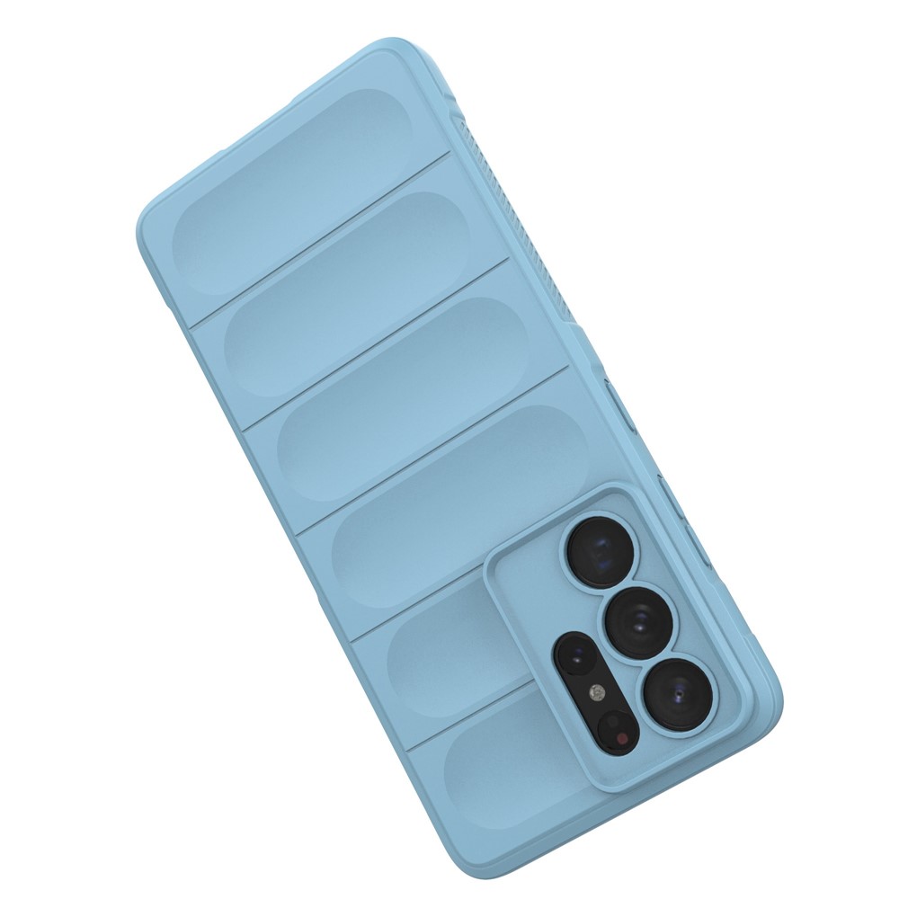 Estuche Telefónica Resistente Para Samsung Galaxy S21 Ultra 5G, Protección Contra La Redo Precisa Recorte Tpu Cubierta - Bebe Azul