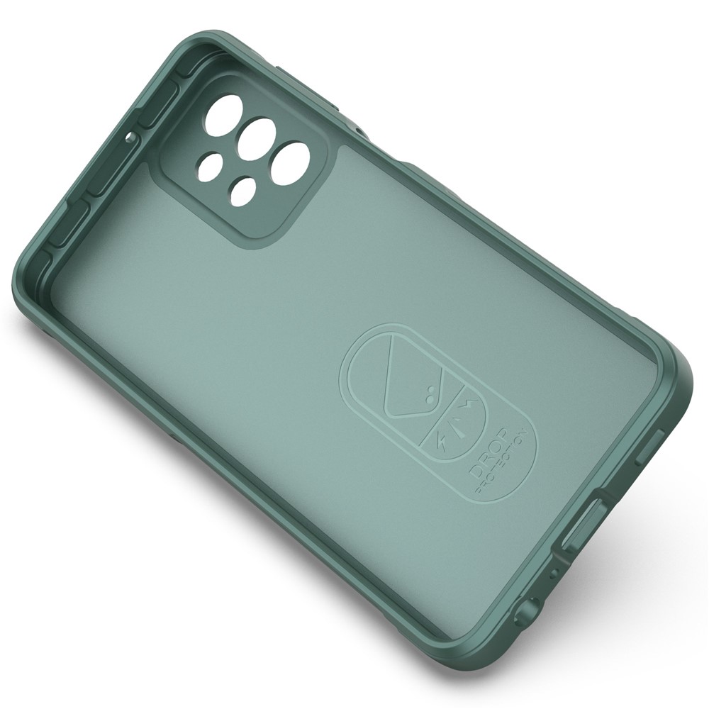 For Samsung Galaxy A32 5G/M32 5G Anti-drop Protective Phone Case Rugged Soft TPU Back Cover - Green-2