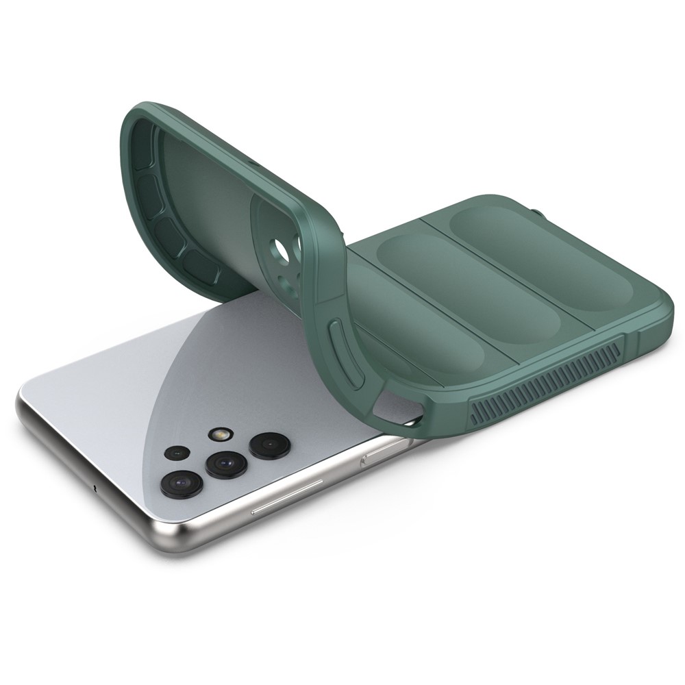For Samsung Galaxy A32 5G/M32 5G Anti-drop Protective Phone Case Rugged Soft TPU Back Cover - Green-3