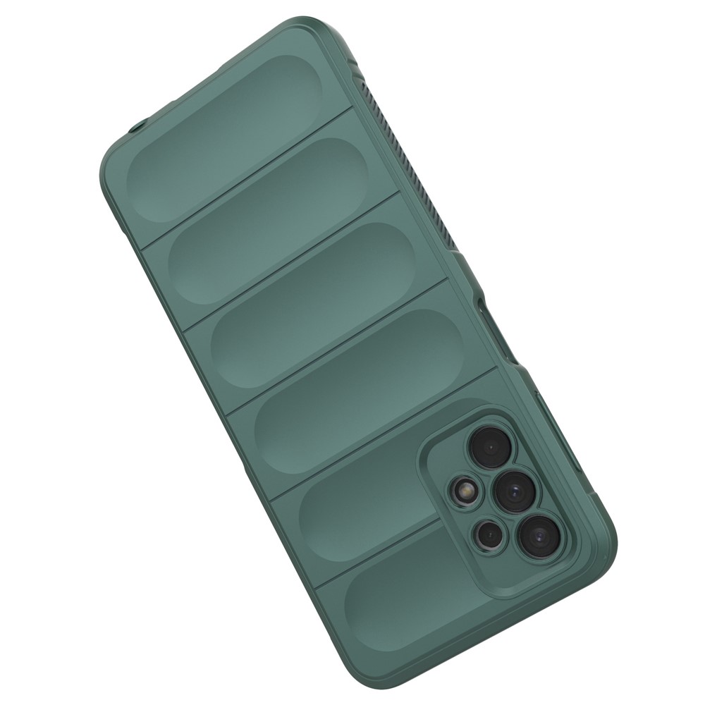 For Samsung Galaxy A32 5G/M32 5G Anti-drop Protective Phone Case Rugged Soft TPU Back Cover - Green-4
