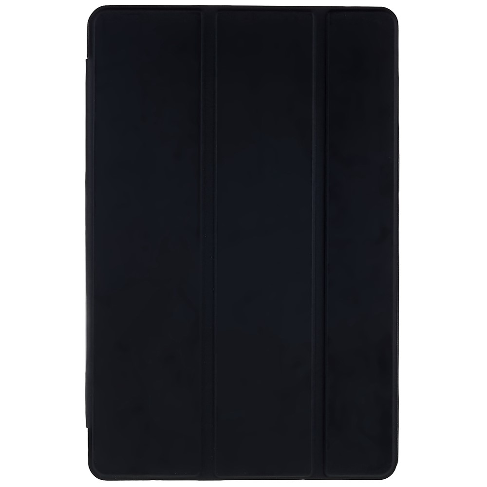 For Samsung Galaxy Tab S7/S8 Inner Honeycomb Design Tri-fold Stand Leather Tablet Case Protective Cover - Black-2