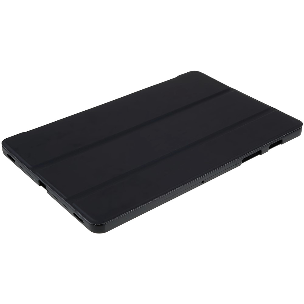 For Samsung Galaxy Tab S7/S8 Inner Honeycomb Design Tri-fold Stand Leather Tablet Case Protective Cover - Black-5
