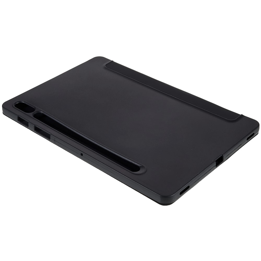 Per Samsung Galaxy Tab S7/S8 Design Interno a Nido D'ape in Pelle Tri-fold Cover Protettivo - Nero-6