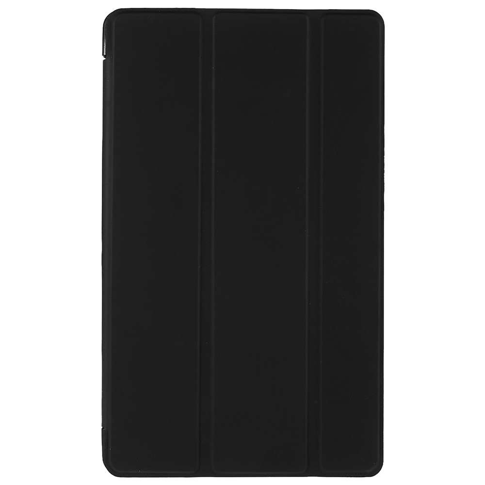 For Samsung Galaxy Tab A7 Lite 8.7-inch Inner Honeycomb Design Anti-fall Anti-scratch Leather Tablet Case Auto Wake/Sleep Cover with Tri-fold Stand - Black-2