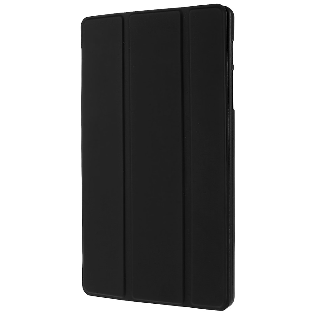 For Samsung Galaxy Tab A7 Lite 8.7-inch Inner Honeycomb Design Anti-fall Anti-scratch Leather Tablet Case Auto Wake/Sleep Cover with Tri-fold Stand - Black-3
