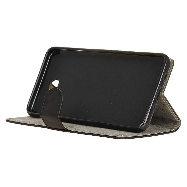Wallet Leather Stand Case for Samsung Galaxy On7 2016/J7 Prime - Black-5