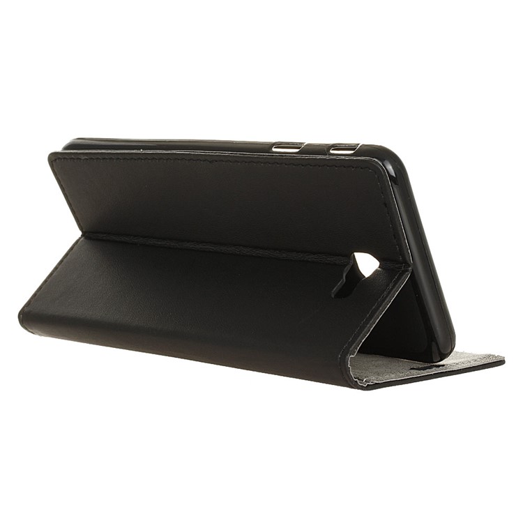 Wallet Leather Stand Case for Samsung Galaxy On7 2016/J7 Prime - Black-6