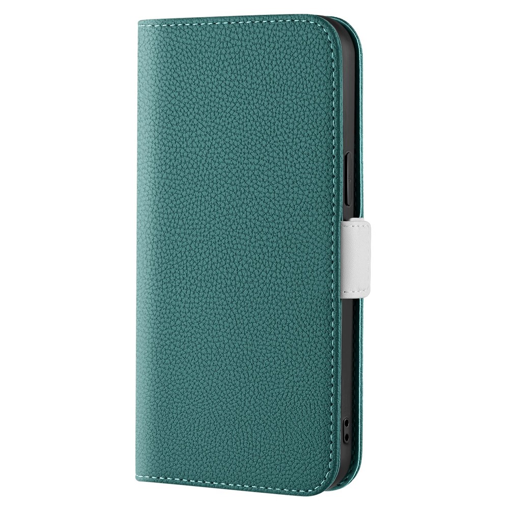 For Samsung Galaxy A13 4G/5G Candy Color Litchi Texture Shockproof Leather Case Anti-scratch Wallet Stand Phone Cover - Green-2