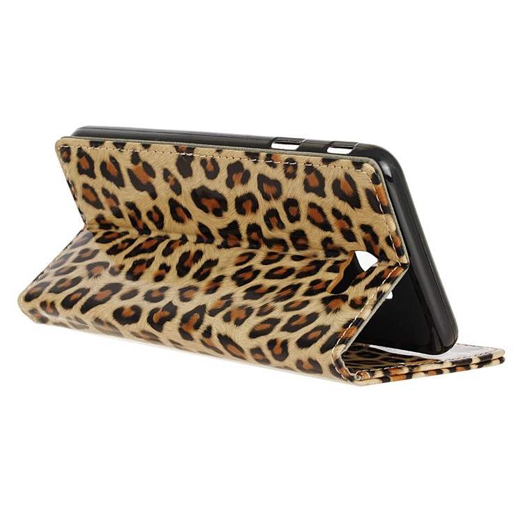 For Samsung Galaxy J5 Prime Leopard Pattern Wallet Leather Stand Case-6