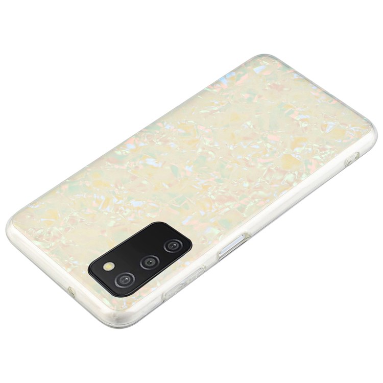 For Samsung Galaxy A03s (164.2 x 75.9 x 9.1mm) Shell Pattern IMD Process Phone Case 2.0mm Thickened Soft TPU Protective Cover - A-2