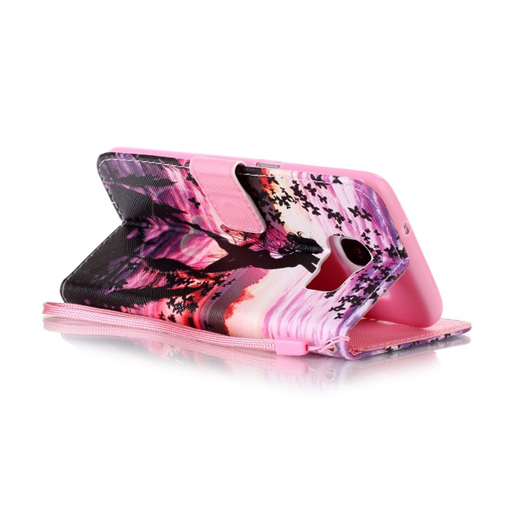 Wallet Leather Phone Case for Samsung Galaxy S7 edge SM-G935 - Dancing Girl-4