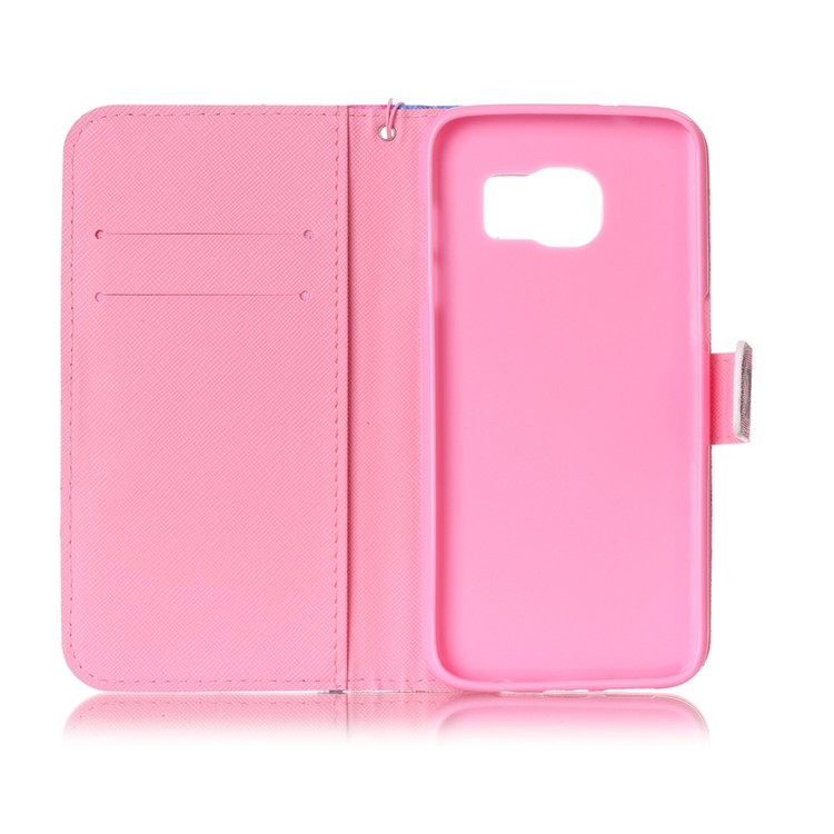 Wallet Leather Phone Case for Samsung Galaxy S7 edge SM-G935 - Dancing Girl-8