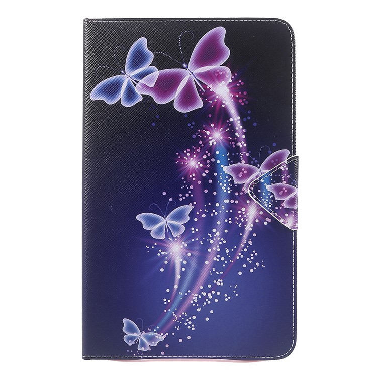 Housse en cuir portefeuille à motifs pour Samsung Galaxy Tab A 10.1(2016) T580 T585 - Beaux papillons-2
