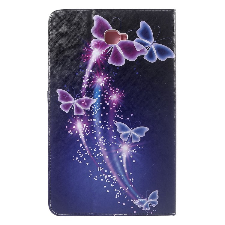 Housse en cuir portefeuille à motifs pour Samsung Galaxy Tab A 10.1(2016) T580 T585 - Beaux papillons-3