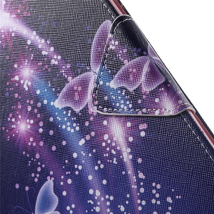Housse en cuir portefeuille à motifs pour Samsung Galaxy Tab A 10.1(2016) T580 T585 - Beaux papillons-7