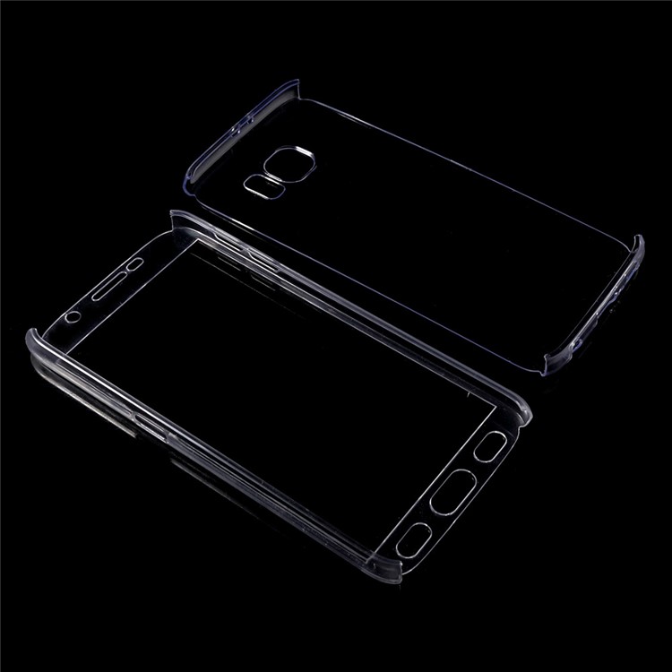 For Samsung Galaxy S6 G920 2-in-1 360° Protection PC Case + Screen Film - Transparent-6