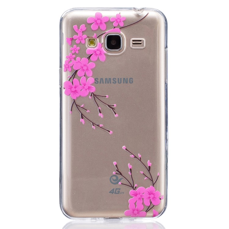 

Embossed Soft TPU Case for Samsung Galaxy J3 (2016) / J3 - Wintersweet