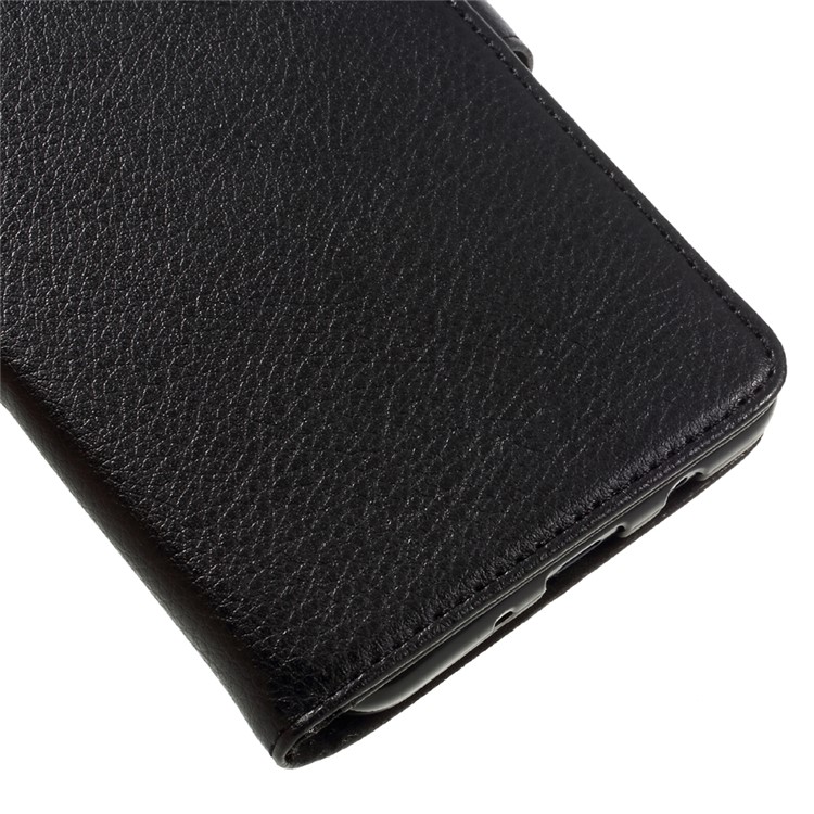 Flip Leather Wallet Stand Case for Samsung Galaxy J7 Prime / On7 2016 - Black-7