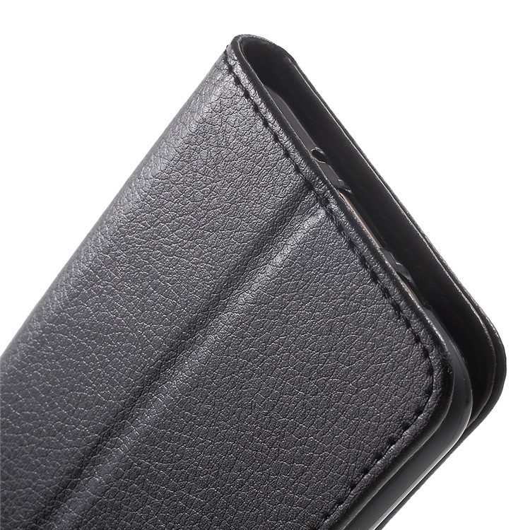 Litchi Texture Wallet Leather Case for Samsung Galaxy J5 Prime / On5 2016 - Black-9