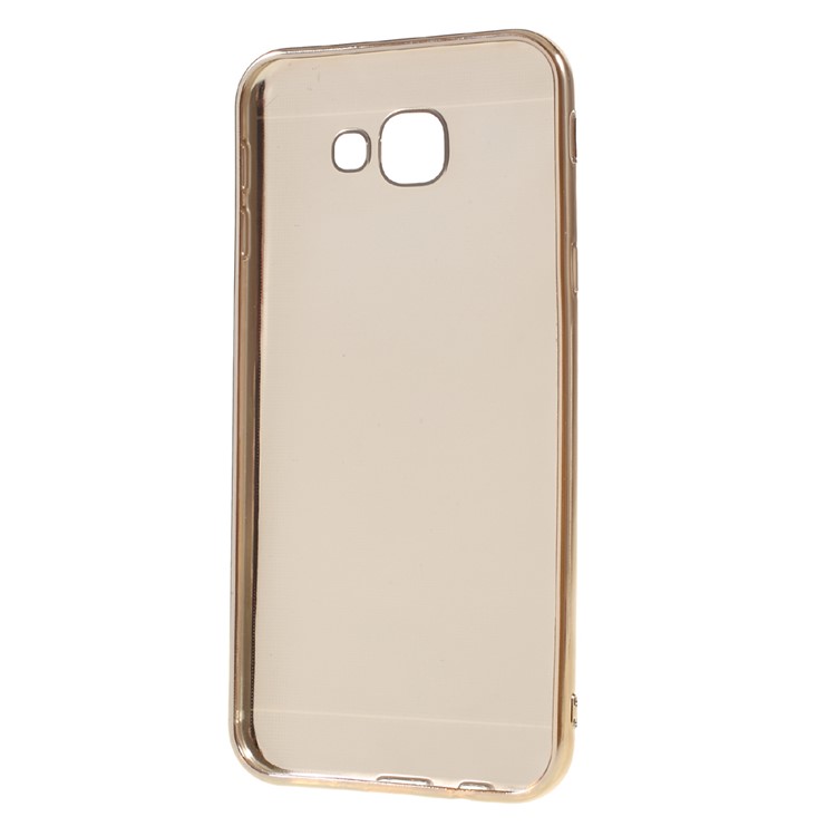 Plated Lychee Leather Skin TPU Case for Samsung Galaxy A8 (2016) - Black-4