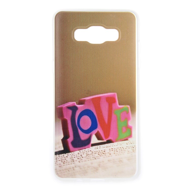 Pattern Printing Soft TPU Case for Samsung Galaxy J5 (2016) SM-J510 - Love-1