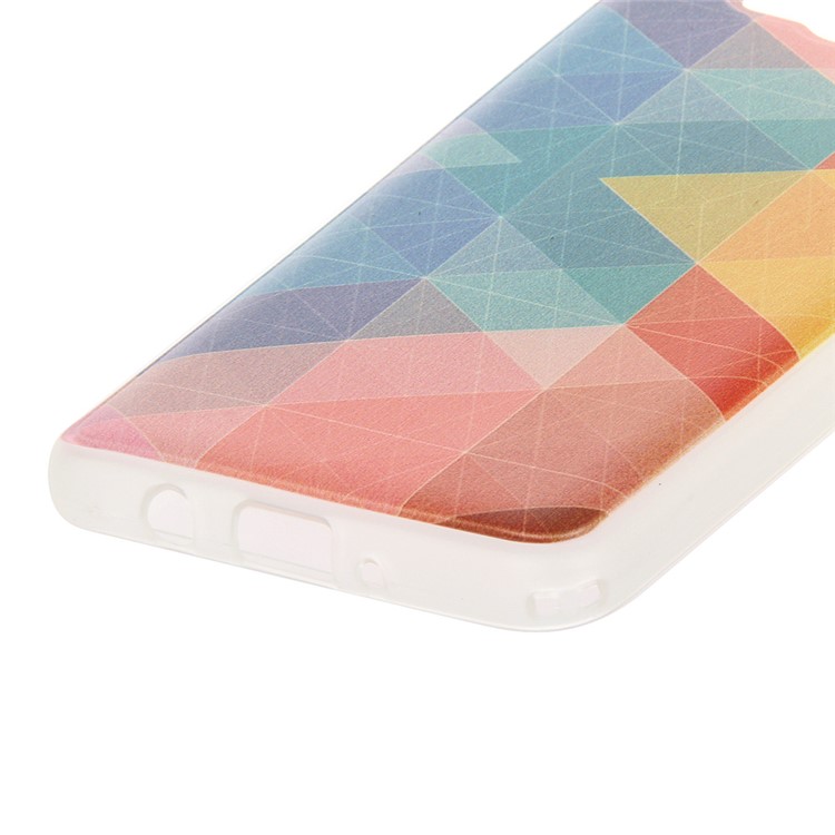 Pattern Printing Soft TPU Mobile Cover for Samsung Galaxy J5 (2016) SM-J510 - Colorful Geometry-4
