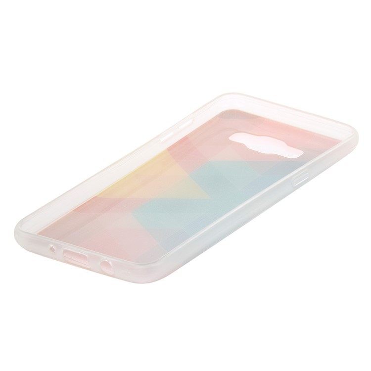 Pattern Printing Soft TPU Mobile Cover for Samsung Galaxy J5 (2016) SM-J510 - Colorful Geometry-5